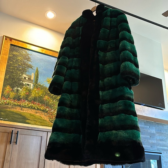 NEW ROYAL REX  COAT WITH HOOD
AUTHENTIC 100% AUTHENTIC FUR ⭐️ - Picture 3 of 13